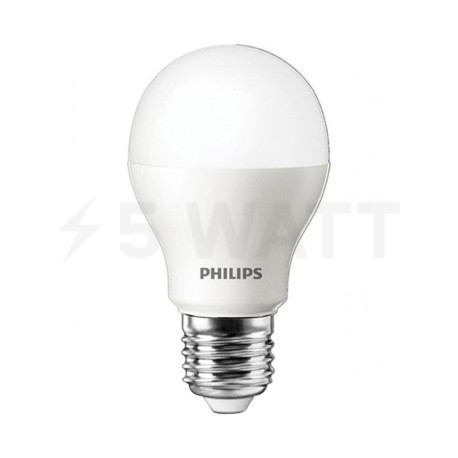 LED лампа PHILIPS ESS LEDBulb 5W-60W E27 3000K 230V A60 RCA (929001377887) - придбати