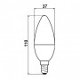 Світлодіодна лампа Biom BT-550 C37 4W E14 4500К матова