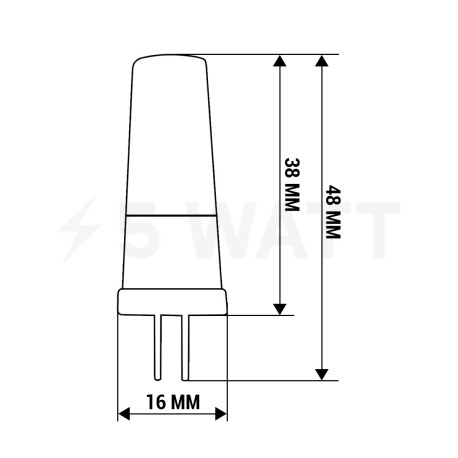 Світлодіодна лампа Biom G4 5W 2508 3000K AC220 - 5watt.ua