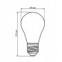 Світлодіодна лампа Biom BT-520 A80 20W E27 4500К матова - 5watt.ua