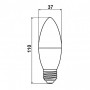 Светодиодная лампа Biom BT-568 C37 6W E27 4500К матовая