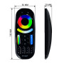 Пульт д/у Mi-light Smart touch White/RGB/RGBW/CCT 2,4 GHz 4-х зонный Black FUT092-В (RL092-В) - недорого