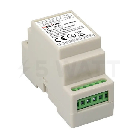 Контроллер Mi-light на DIN рейку Single color /Dual White/RGB/RGBW/RGB+CCT, 15A, DC12V/24V TK-2U DIN (LS2-S) - в интернет-магазине