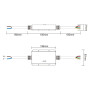 Контроллер Mi-light Single color /Dual White/RGB/RGBW/RGB+CCT, 20A, DC12V/24V, герметичный IP67, LS2-WP (TK-2U-WP) - магазин светодиодной LED продукции