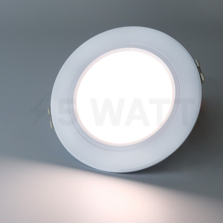 Умный светильник Mi-light врезной, точечный, White 6 Вт, 110-220В, RGB+2700-6500К, RF 2,4 GHz Wi-Fi FUT068 (DL068-W) - 5watt.ua