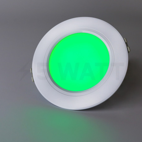 Умный светильник Mi-light врезной, точечный, White 6 Вт, 110-220В, RGB+2700-6500К, RF 2,4 GHz Wi-Fi FUT068 (DL068-W) - отзывы