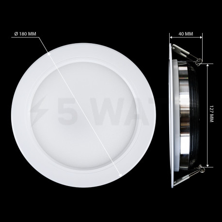 Умный светильник Mi-light врезной, точечный, White, 12Вт, 110-220В, RGB+ CCT, 2700-6500К, RF 2,4 GHz Wi-Fi FUT066 (DL066-W) - в интернет-магазине