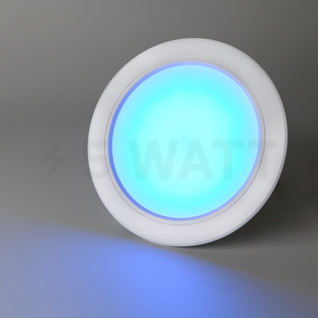 Умный светильник Mi-light врезной, точечный, White, 12Вт, 110-220В, RGB+ CCT, 2700-6500К, RF 2,4 GHz Wi-Fi FUT066 (DL066-W) - дешево