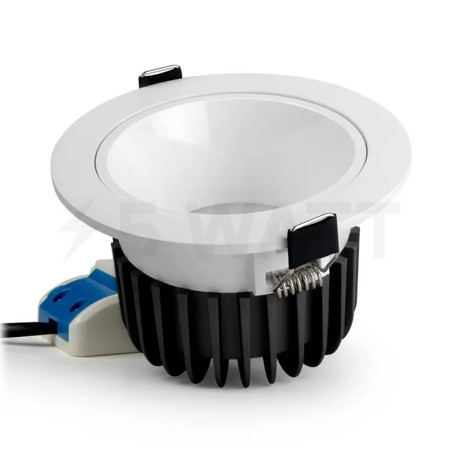 Розумний світильник Mi-light стельовий, врізний, точковий 12Вт, 110-220В, RGB+2700-6500К, RF 2,4 GHz Wi-Fi FUT071 (DL071) - в інтернет-магазині