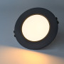 Умный светильник Mi-light врезной, точечный, Black 6 Вт, 110-220В, RGB+2700-6500К, RF 2,4 GHz Wi-Fi FUT068 (DL068-B) - магазин светодиодной LED продукции