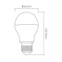 Світлодіодна лампа Mi-light G57 6W E27 2700К+RGB DIM 86-265V (LL014 - WW) - вартість