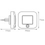Ночник LEDVANCE LUNETTA HALL SENSOR с сумеречным датчиком и датчиком движения 0,7 Вт (4058075266780) - в интернет-магазине