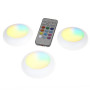 Ночник LEDVANCE LED DOT-IT NURSERY RGB touch click 3 шт./уп. 0,17 Вт белый (4058075575639) - купить