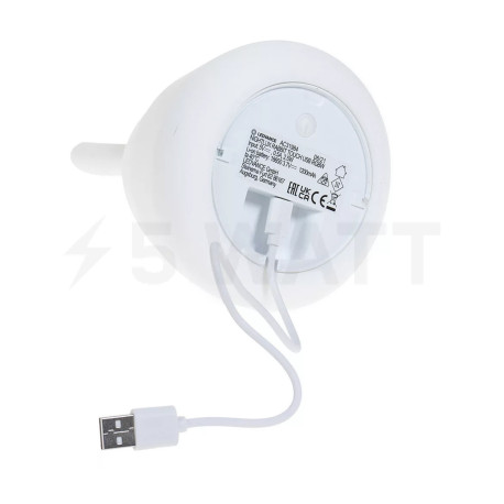 Нічник LEDVANCE Nightlux Touch LED Rabbit + USB+ RGBW 2,5 Вт білий (4058075602113) - в інтернет-магазині