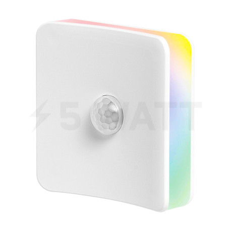 Ночник LEDVANCE LUNETTA SQUARE SENSOR RGB WHITE с датчиком движения 0,3 Вт (4058075759282) - купить