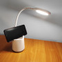 LED світильник Electro House настільний Білий з підстаканником і акумулятором (EH-070W) - магазин світлодіодної LED продукції
