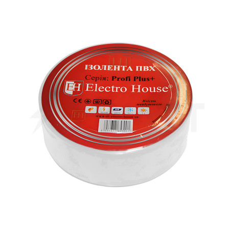 Ізоляційна стрічка Electro House Біла 11 м (EH-AHT-1805) - придбати