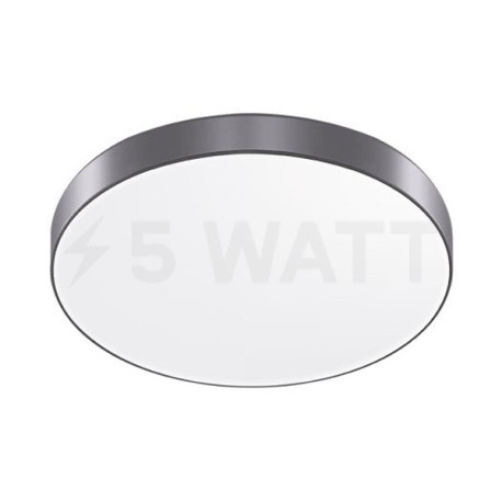 Світильник світлодіодний 1-MSP-2441-SLG MAXUS SP Ceiling 24W 4100K Circle Slim Gray (1-MSP-2441-SLG) - недорого