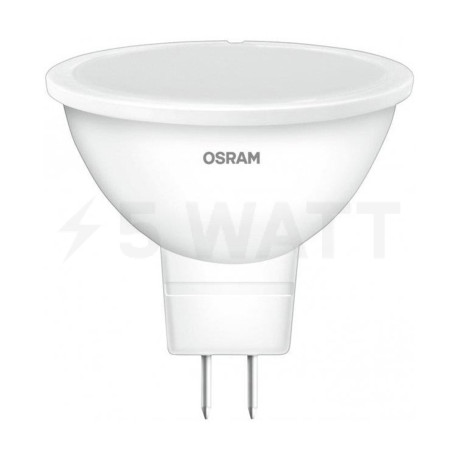 Світлодіодна лампа OSRAM LED MR16 50 6W/830 480Lm GU5.3 230V (4058075689206) - придбати