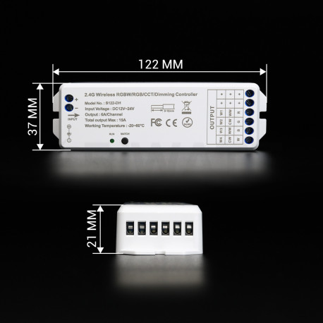 Контролер універсальний U-R-01-15A-2,4G (6A*4канали) (RGB/димер) - в Україні