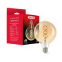 Світлодіодна лампа MAXUS філамент G125 FM 6W 420Lm 2400K 220V E27 Golden Deco (1-MFM-7125) - придбати