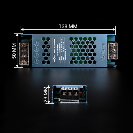 Блок питания BIOM DC12 100W 8.3А LED-12-100 - 5watt.ua
