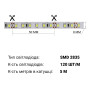Світлодіодна стрічка 24V OEM ST-24-2835-120-NW-20-V2 нейтральна біла, негерметична, 1м - в інтернет-магазині