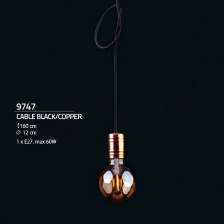 Люстра NOWODVORSKI Cable Black/Copper 9747 - недорого