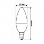 Светодиодная лампа PHILIPS ESS LEDCandle B35 6W 620Lm E14 4000К 220-240 (929002971107) - цена