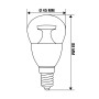 LED лампа PHILIPS LED P45 5,5W E14 2700K 220-240 (929001142607) - стоимость