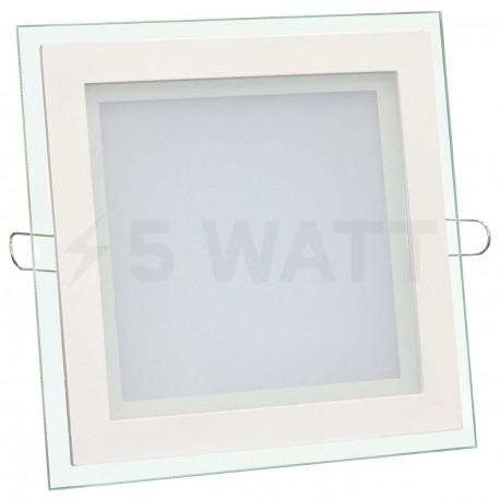Светильник светодиодный Biom GL-S18 W 18Вт квадратный белый - купить